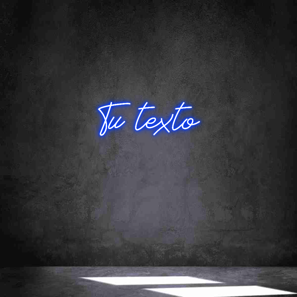 Neon personalizado: Tu texto