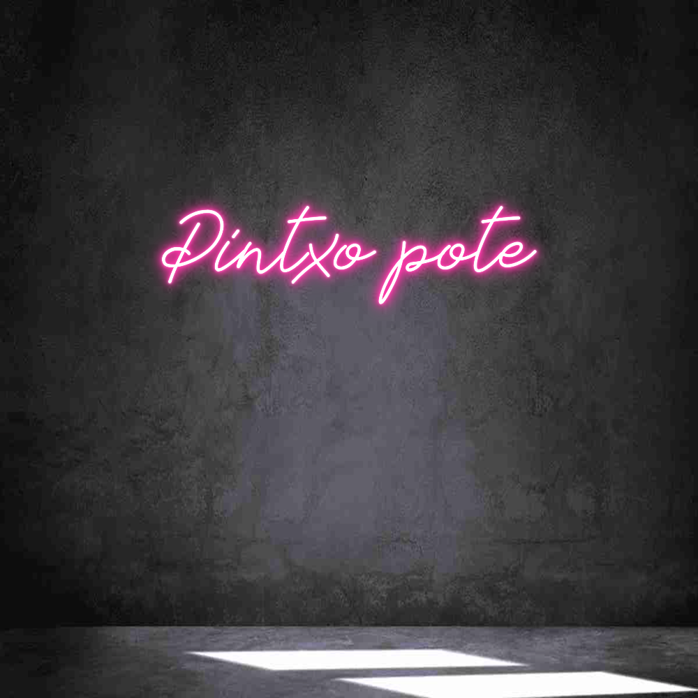 Neon personalizado: Pintxo pote
