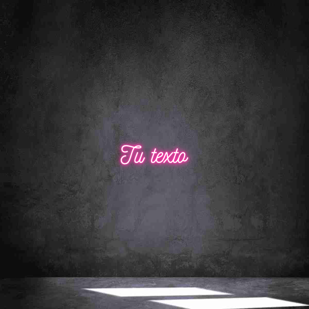 Neon personalizado: Tu texto