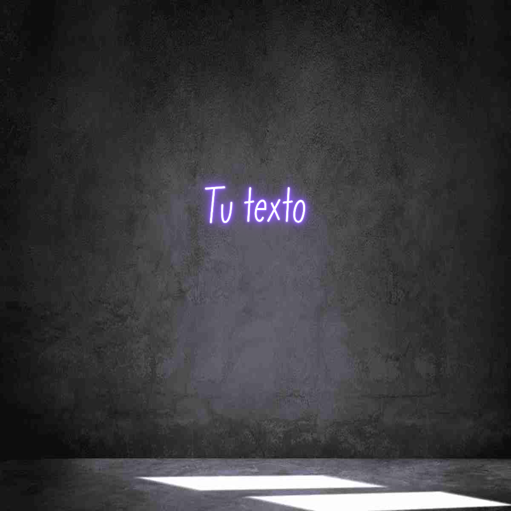 Neon personalizado: Tu texto