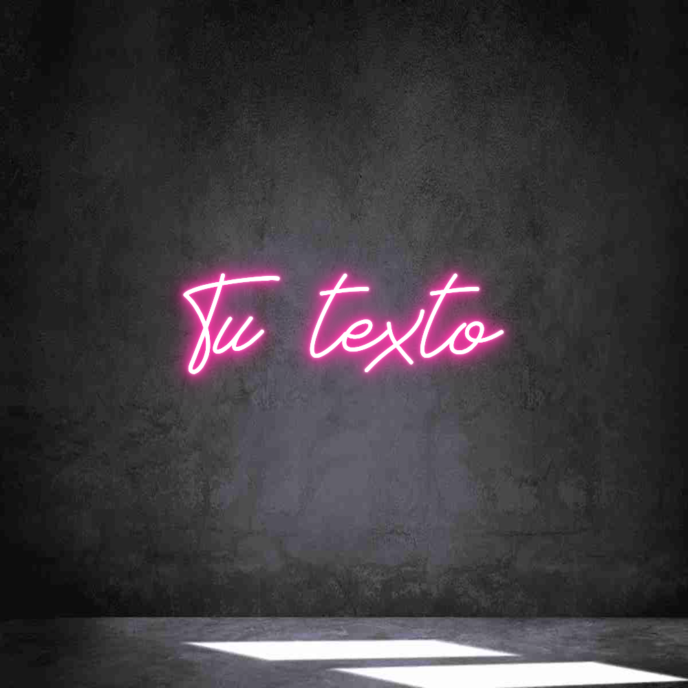 Neon personalizado: Tu texto