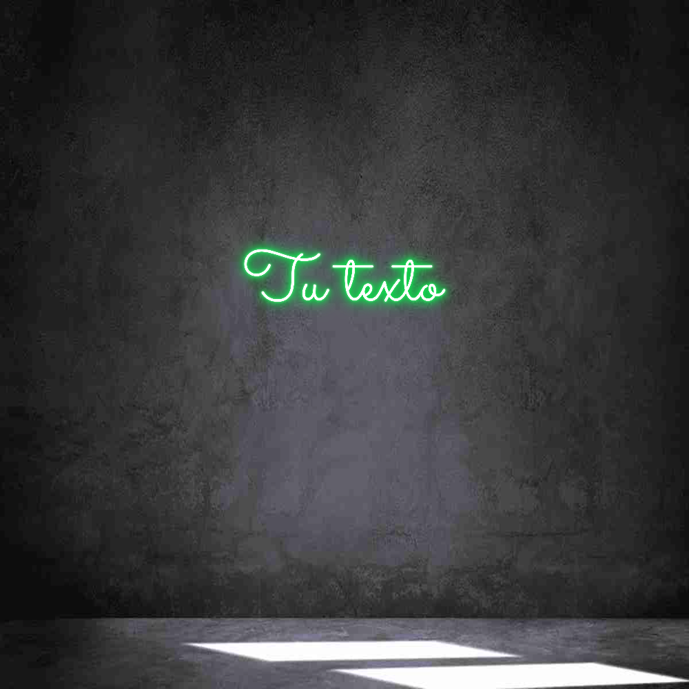 Neon personalizado: Tu texto