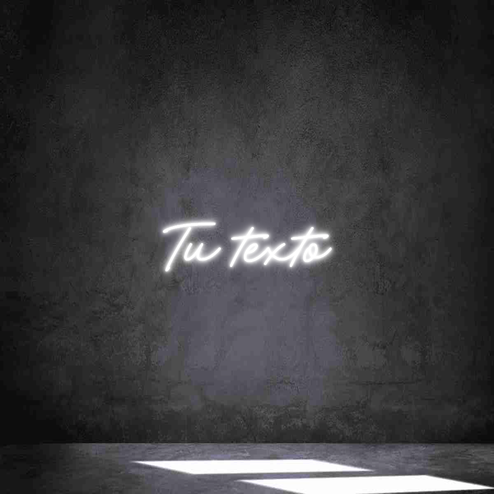 Neon personalizado: Tu texto