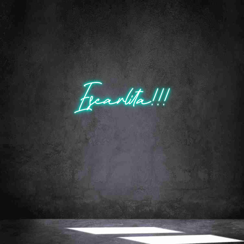 Neon personalizado: Escarlita!!!
