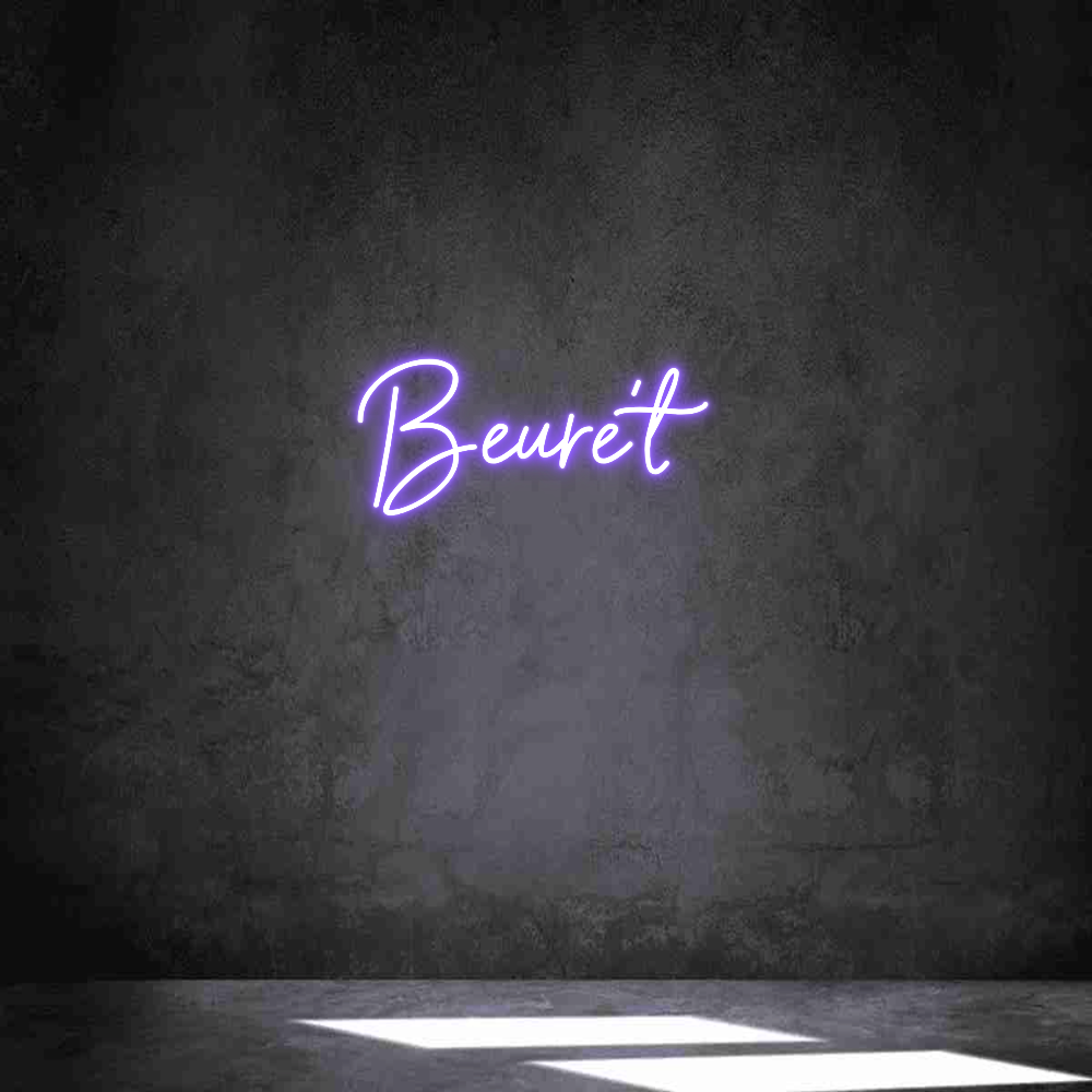 Neon personalizado: Beure't