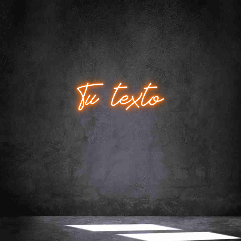 Neon personalizado: Tu texto