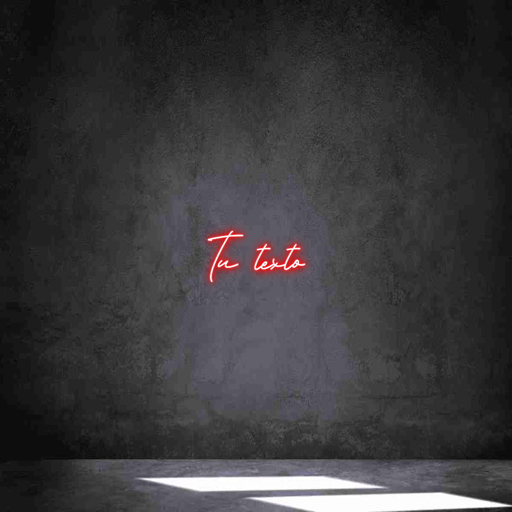 Neon personalizado: Tu texto
