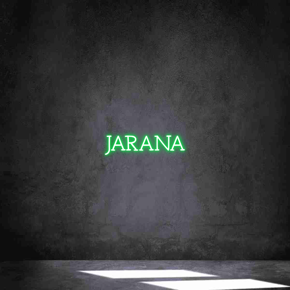 Neon personalizado: JARANA