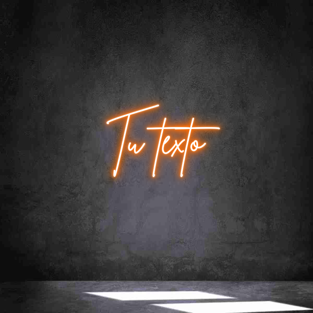 Neon personalizado: Tu texto