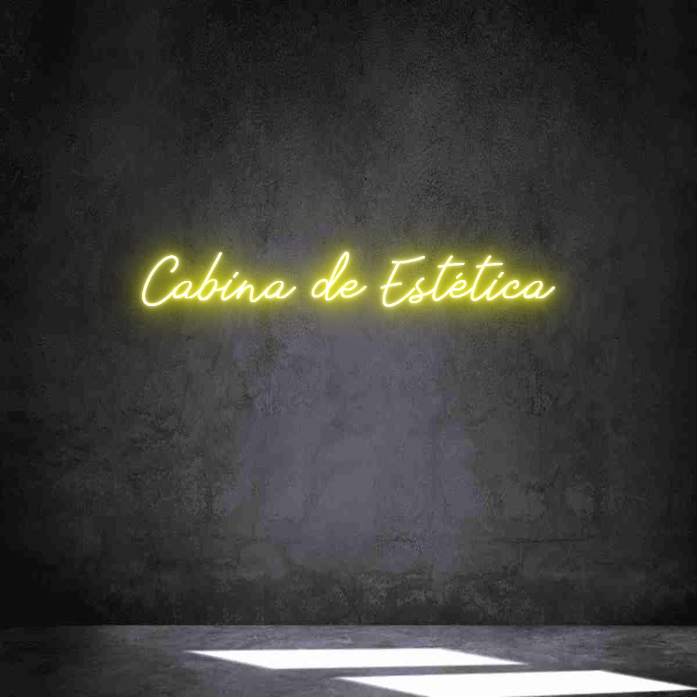 Neon personalizado: Cabina de Est...