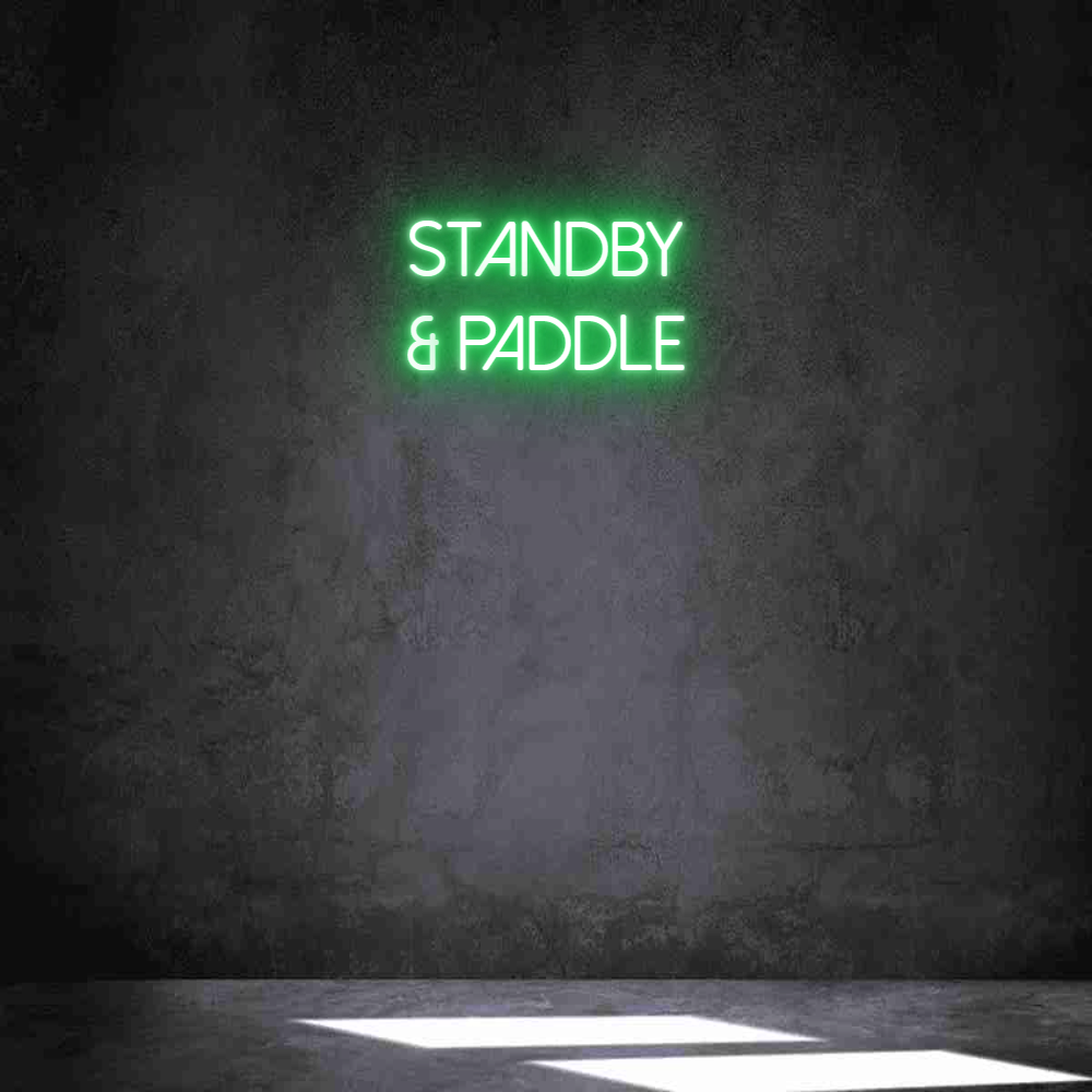 Neon personalizado: standby
& PA...