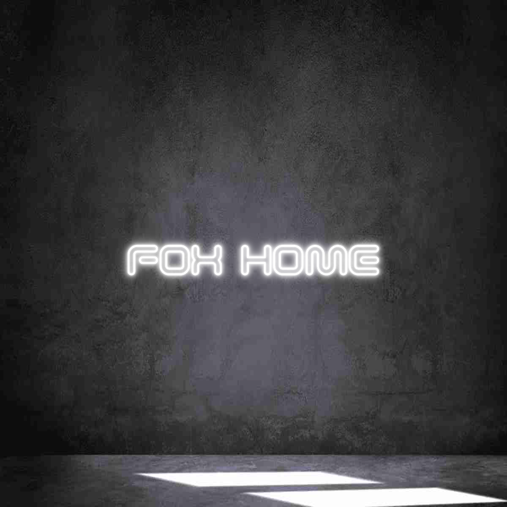 Neon personalizado: FOX HOME