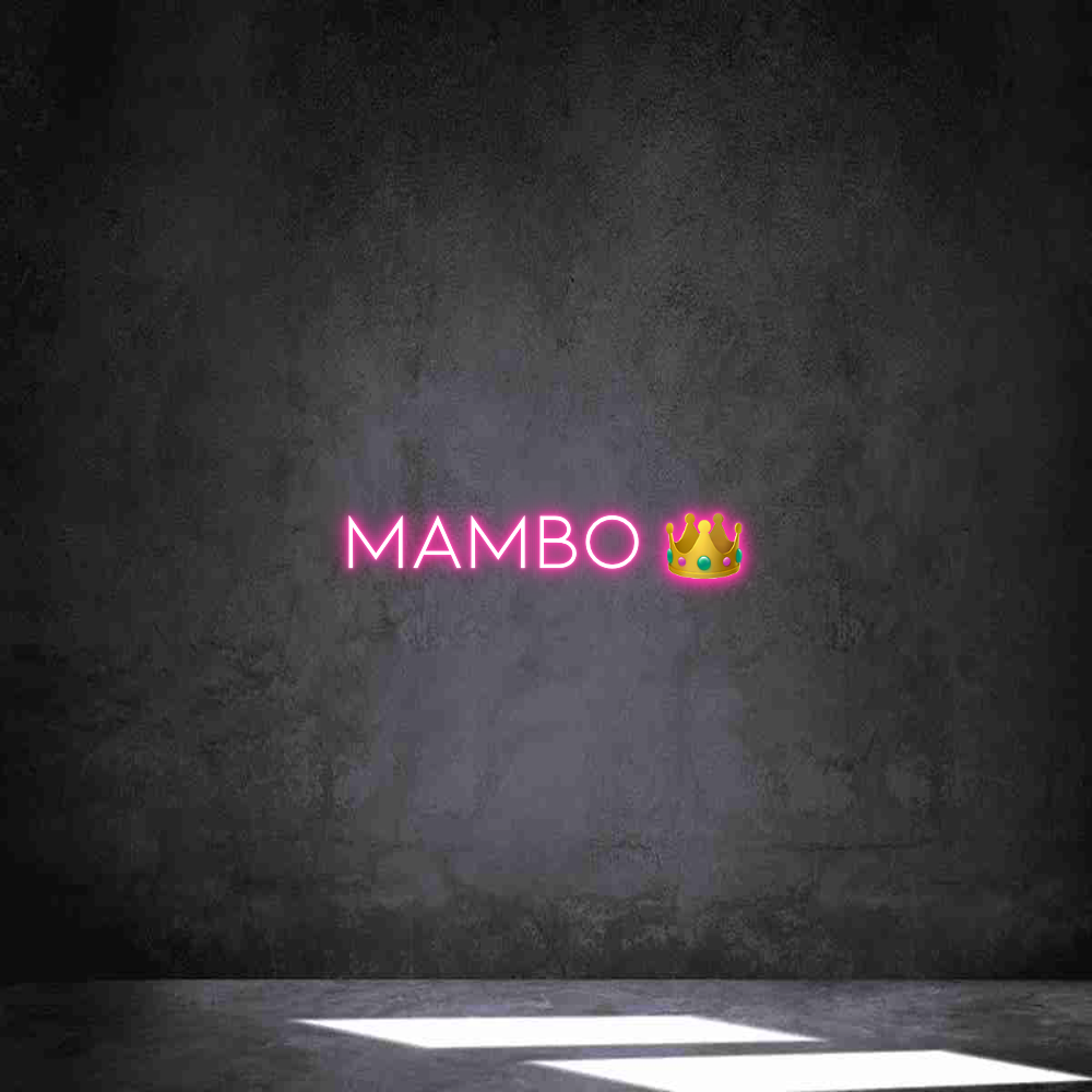 Neon personalizado: Mambo 👑