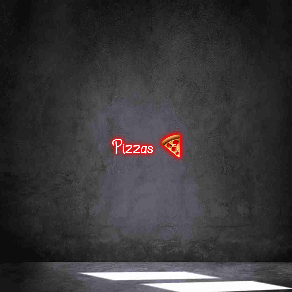 Neon personalizado: 
Pizzas 🍕