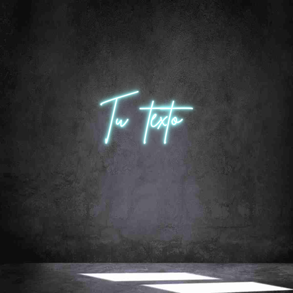 Neon personalizado: Tu texto