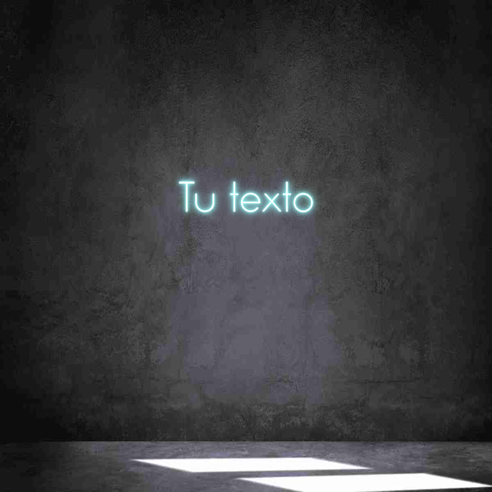 Neon personalizado: Tu texto