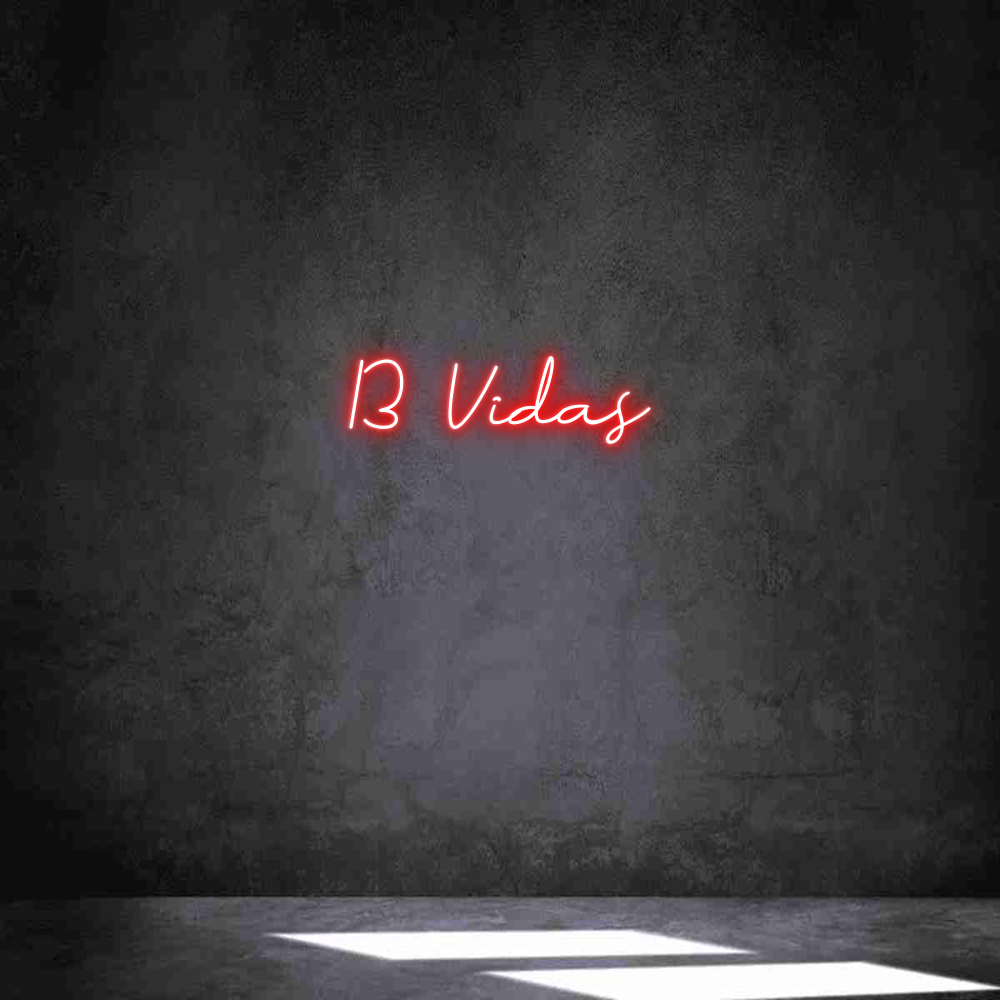 Neon personalizado: 13 Vidas