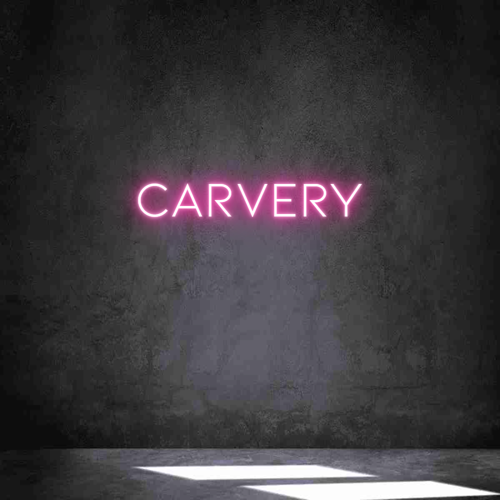 Neon personalizado: Carvery