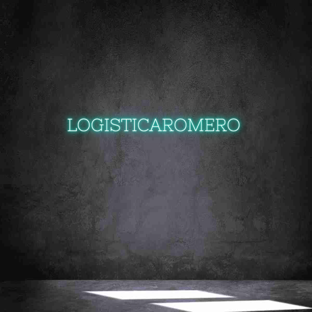 Neon personalizado: LOGISTICAROME...