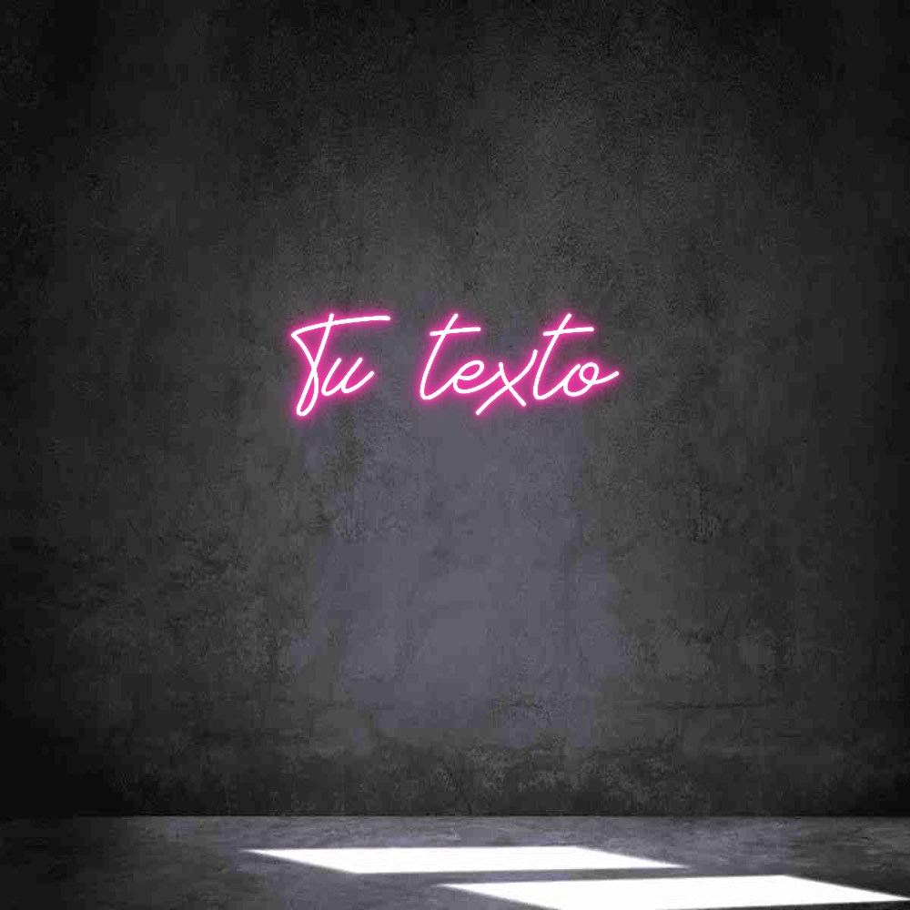 Neon personalizado: Tu texto