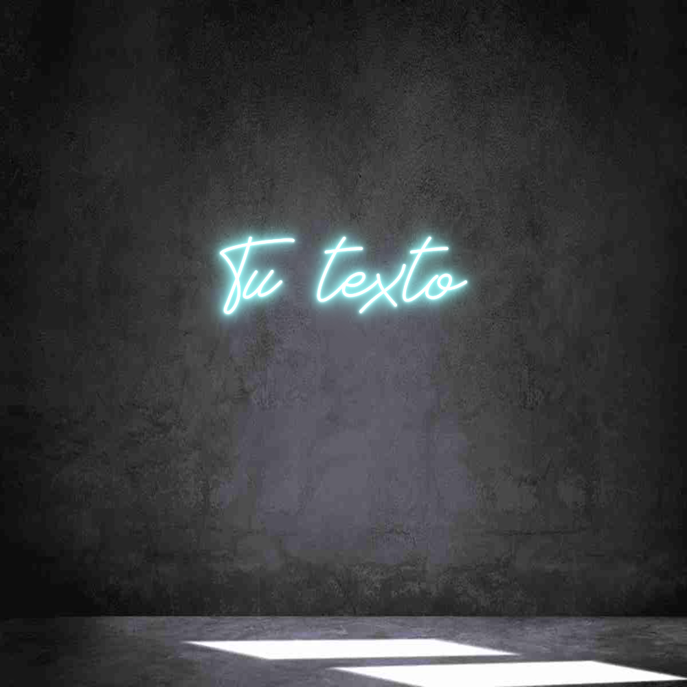 Neon personalizado: Tu texto