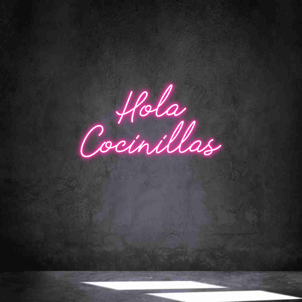 Neon personalizado: Hola
Cocinil...