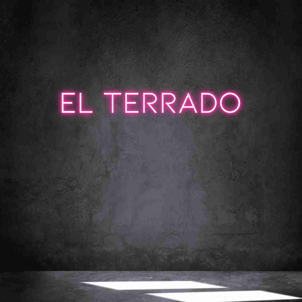 Neon personalizado: El terrado