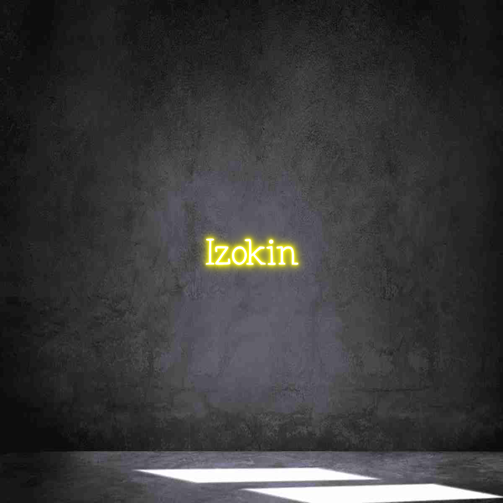 Neon personalizado: Izokin