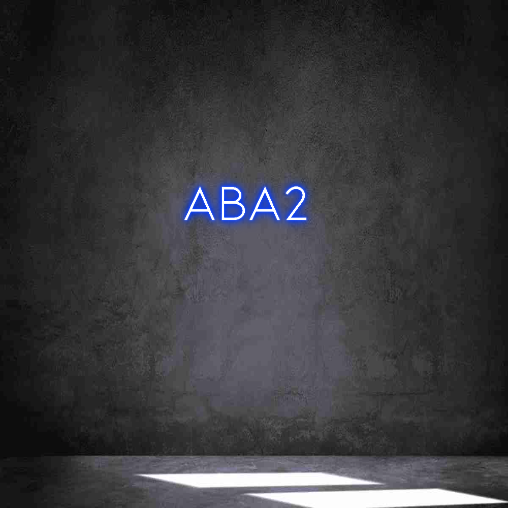Neon personalizado: ABA2