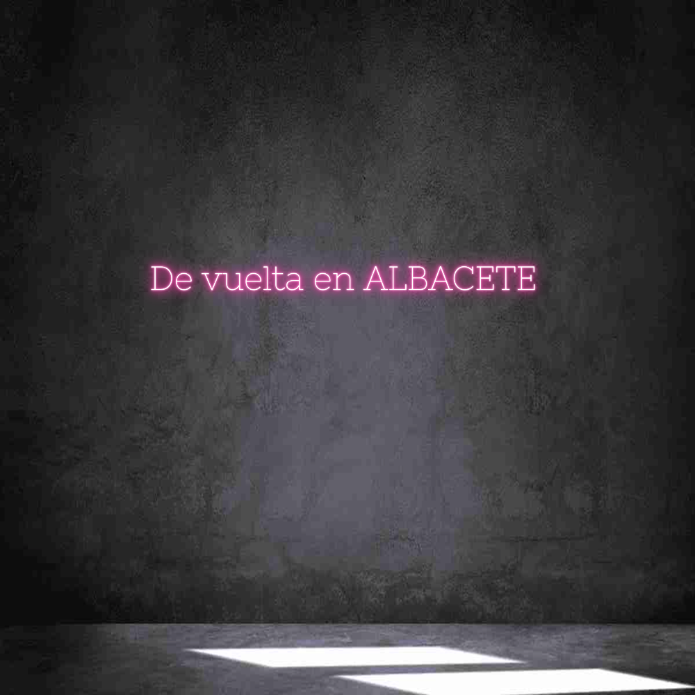 Neon personalizado: De vuelta en ...