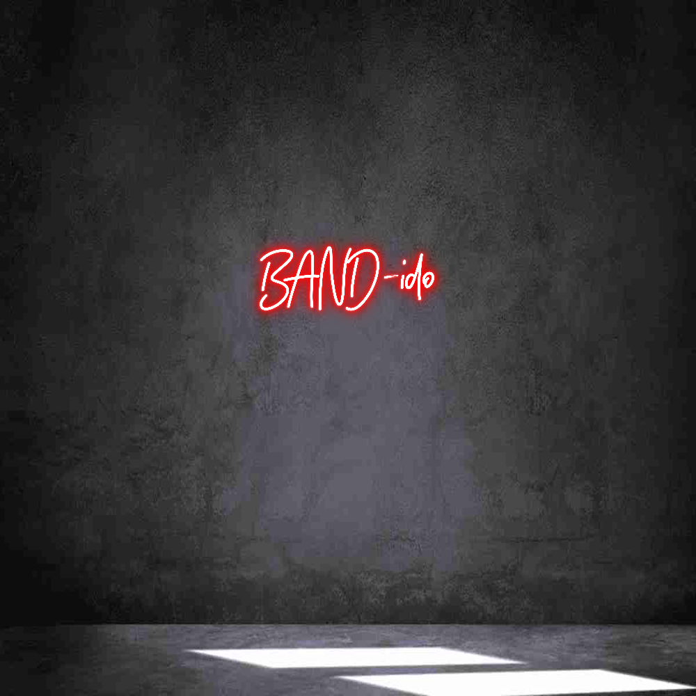 Neon personalizado: BAND-ido