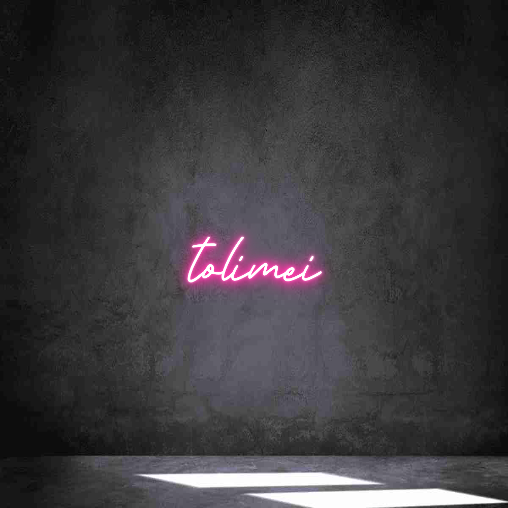 Neon personalizado: tolimei