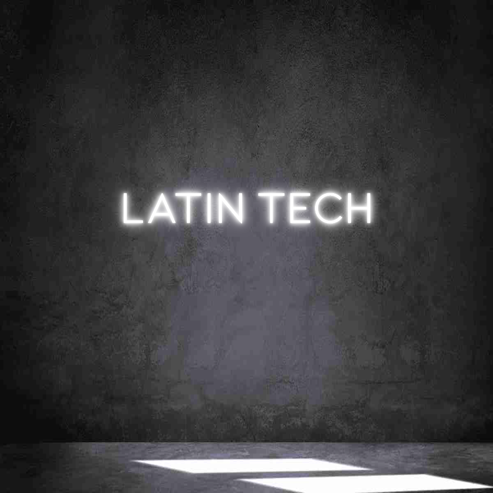 Neon personalizado: LATIN TECH