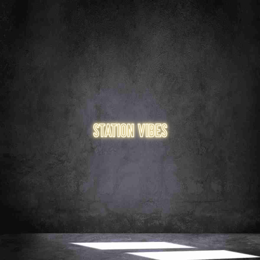 Neon personalizado: Station Vibes