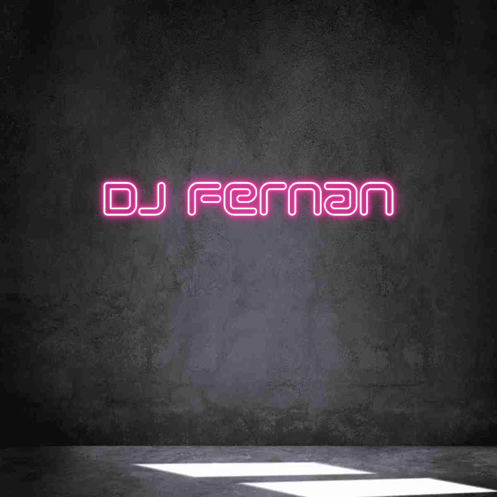 Neon personalizado: Dj Fernan