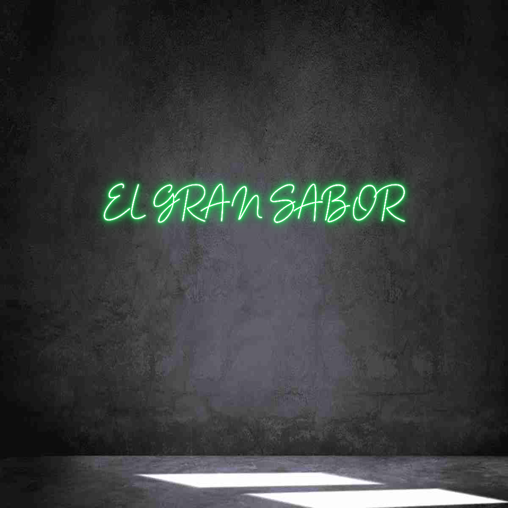Neon personalizado: EL GRAN SABOR