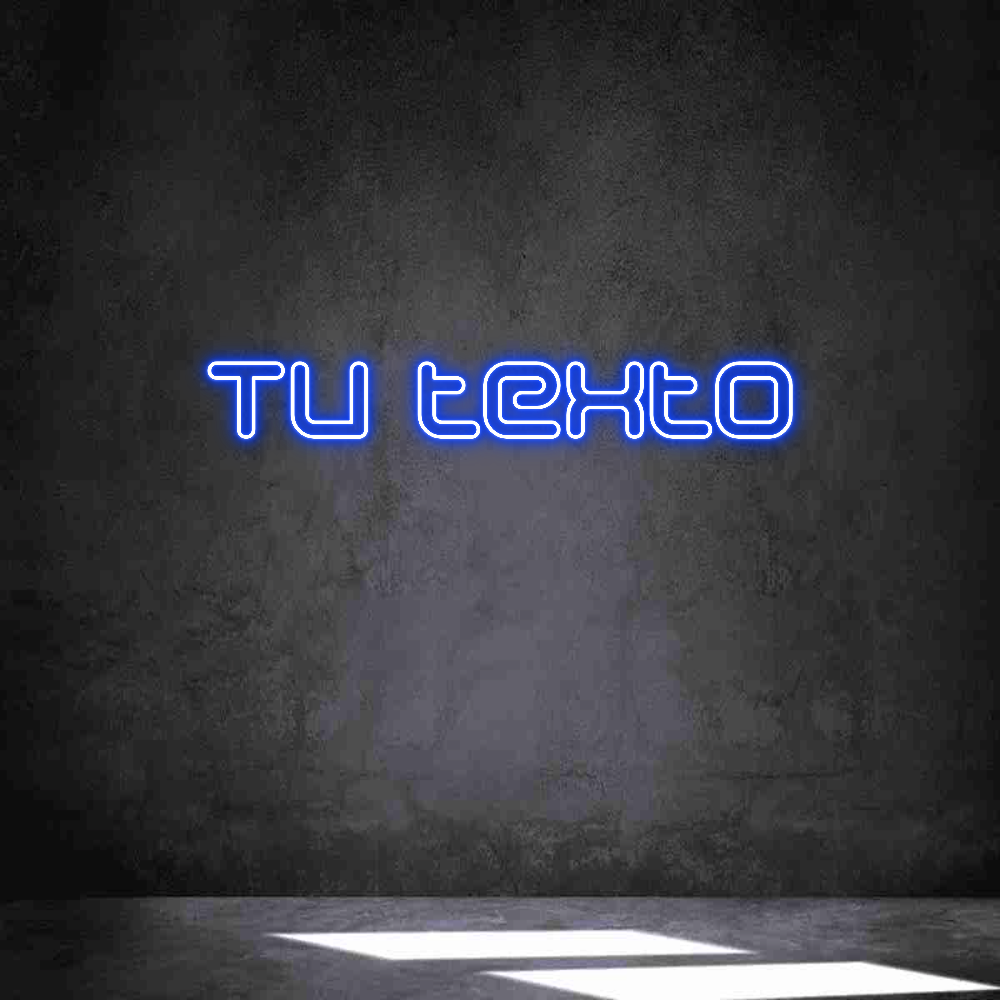 Neon personalizado: Tu texto