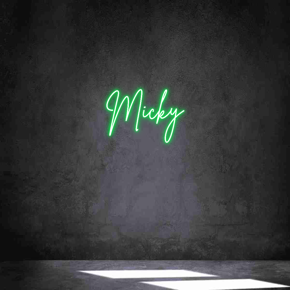 Neon personalizado: Micky