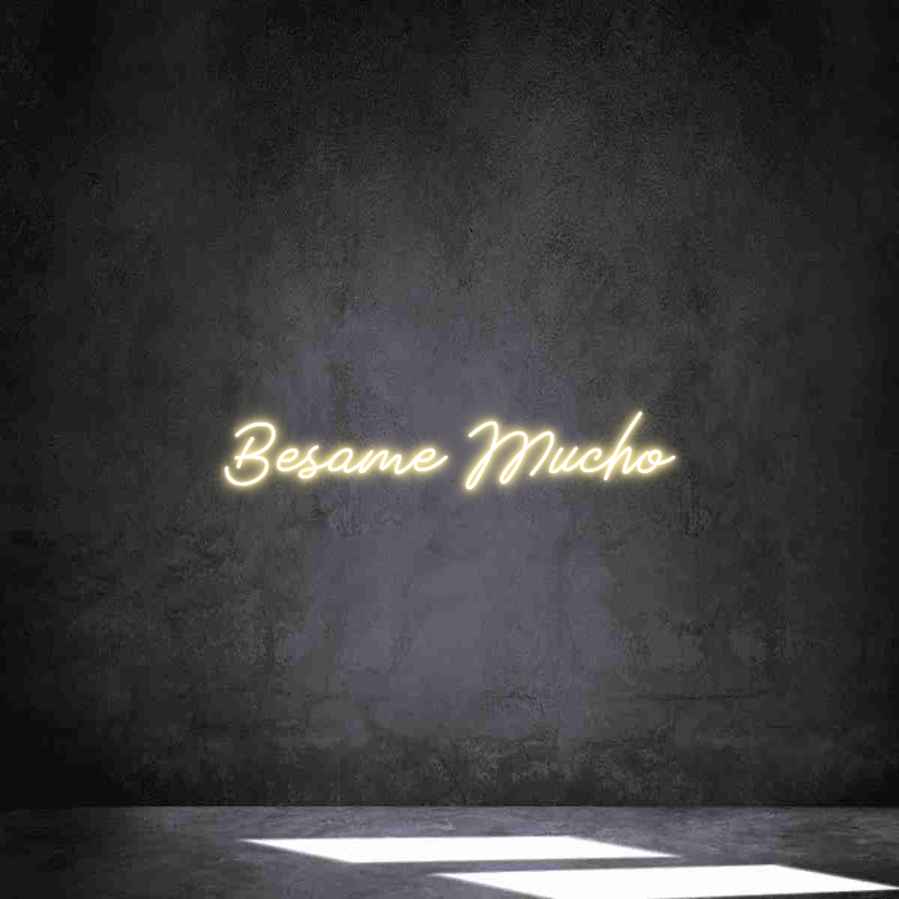 Neon personalizado: Besame Mucho