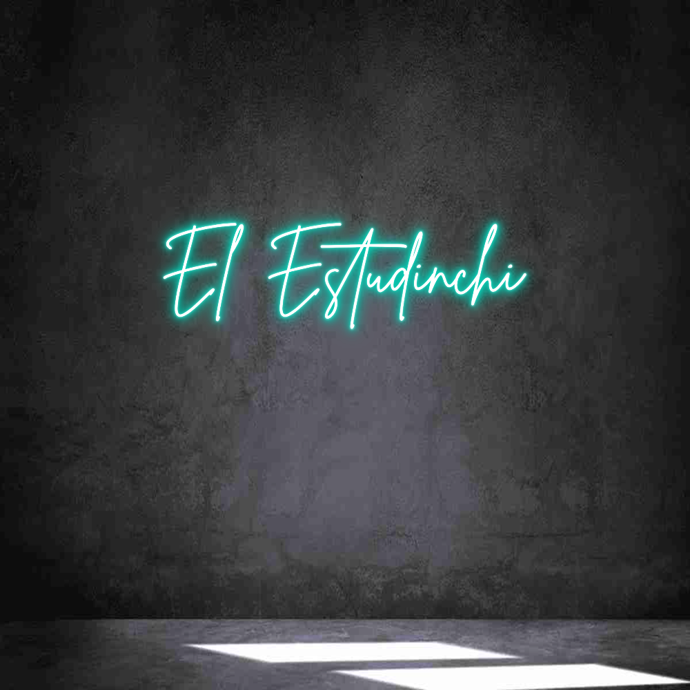 Neon personalizado: El Estudinchi