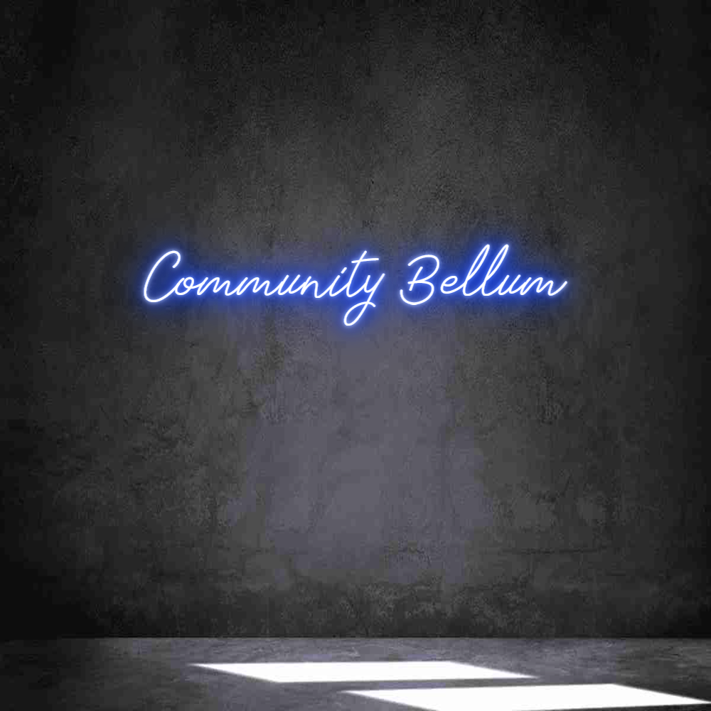 Neon personalizado: Community Bel...