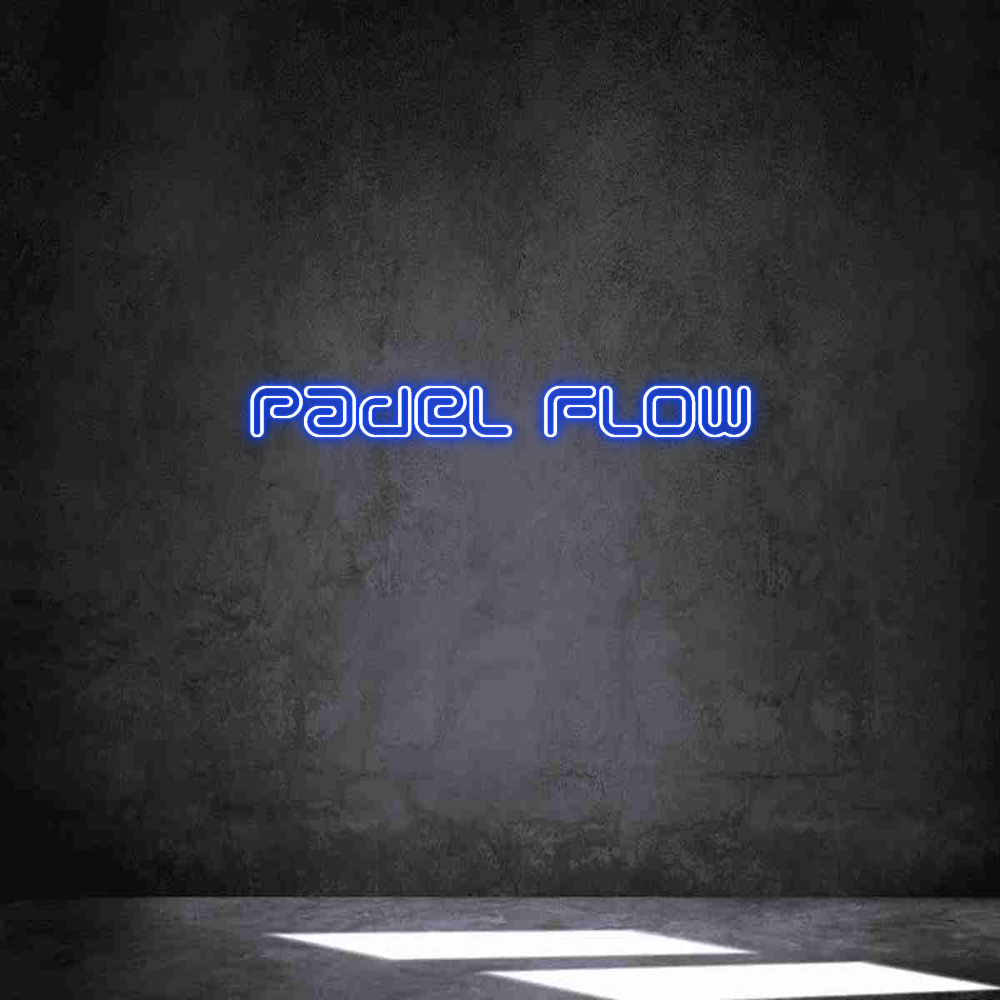 Neon personalizado: Padel Flow