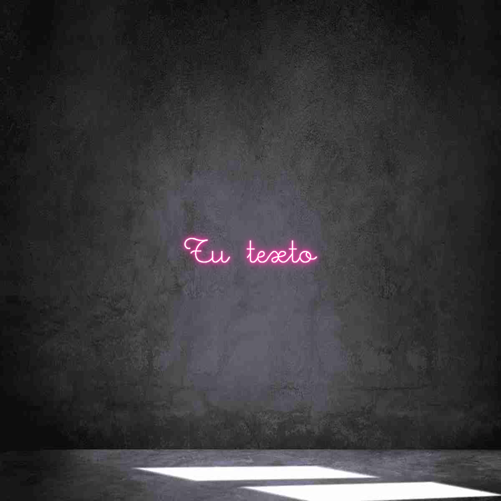 Neon personalizado: Tu texto