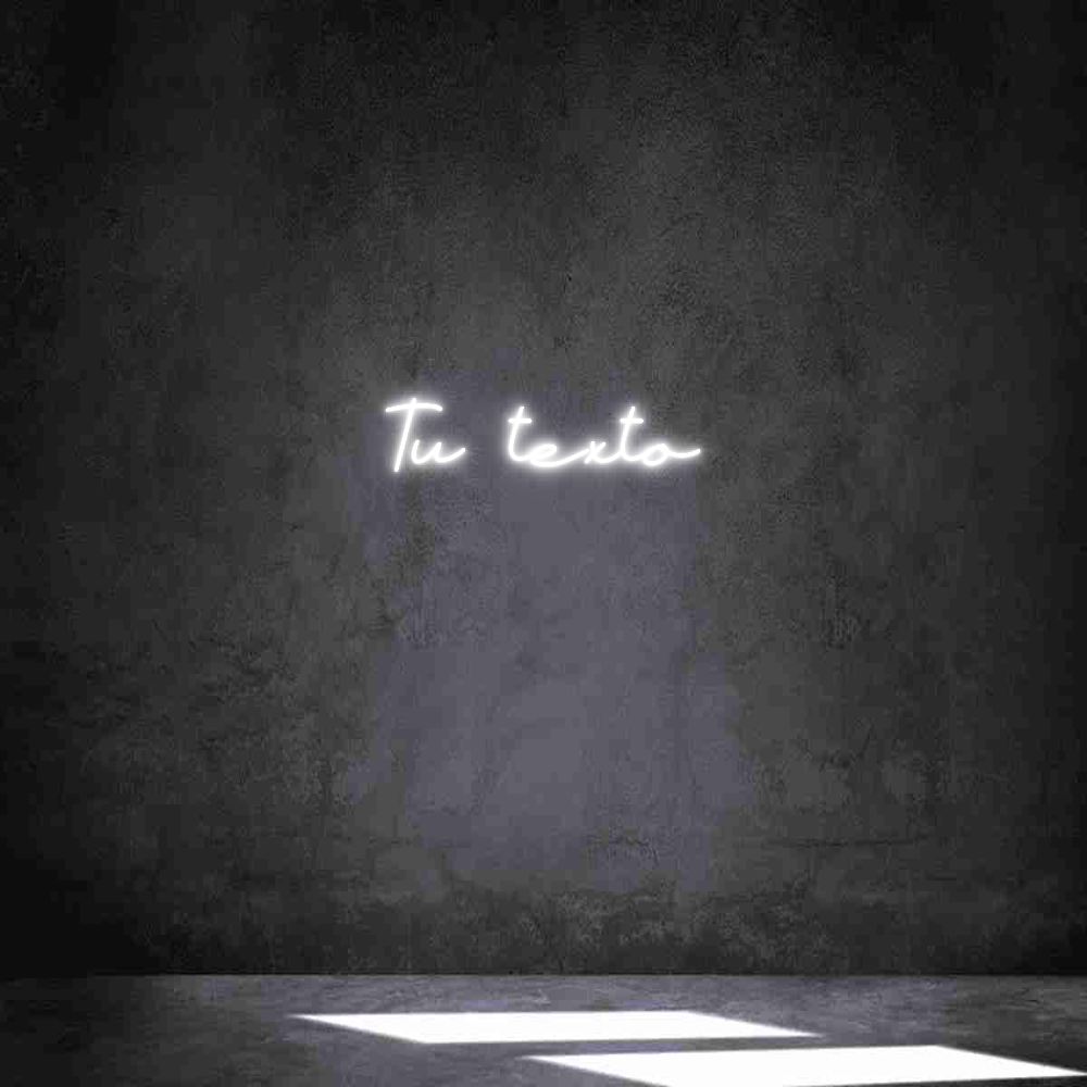 Neon personalizado: Tu texto