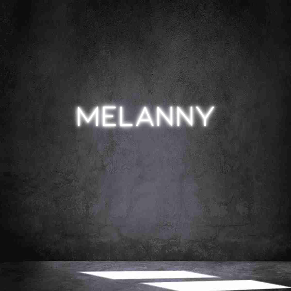 Neon personalizado: MELANNY