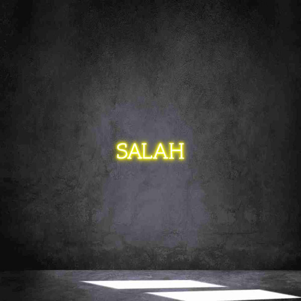 Neon personalizado: SALAH