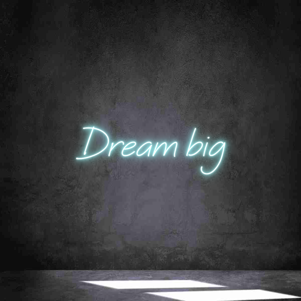 Neon personalizado: Dream big
