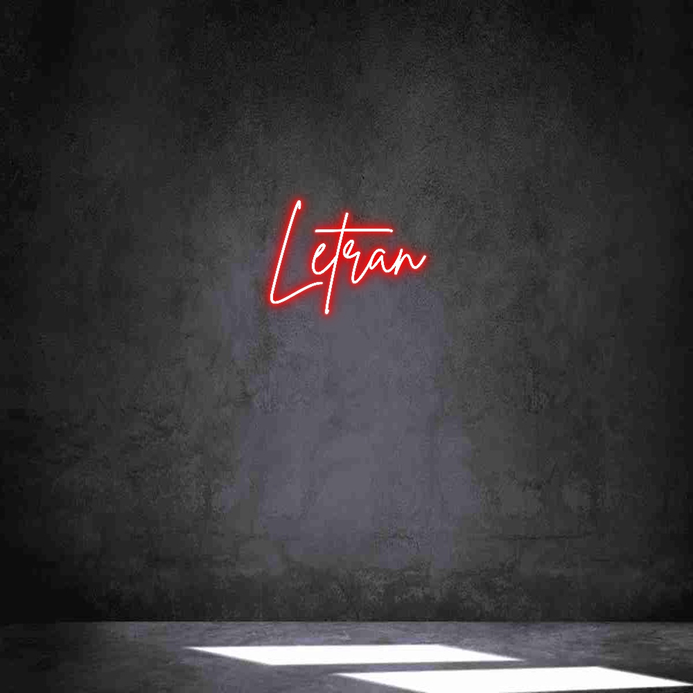 Neon personalizado: Letran