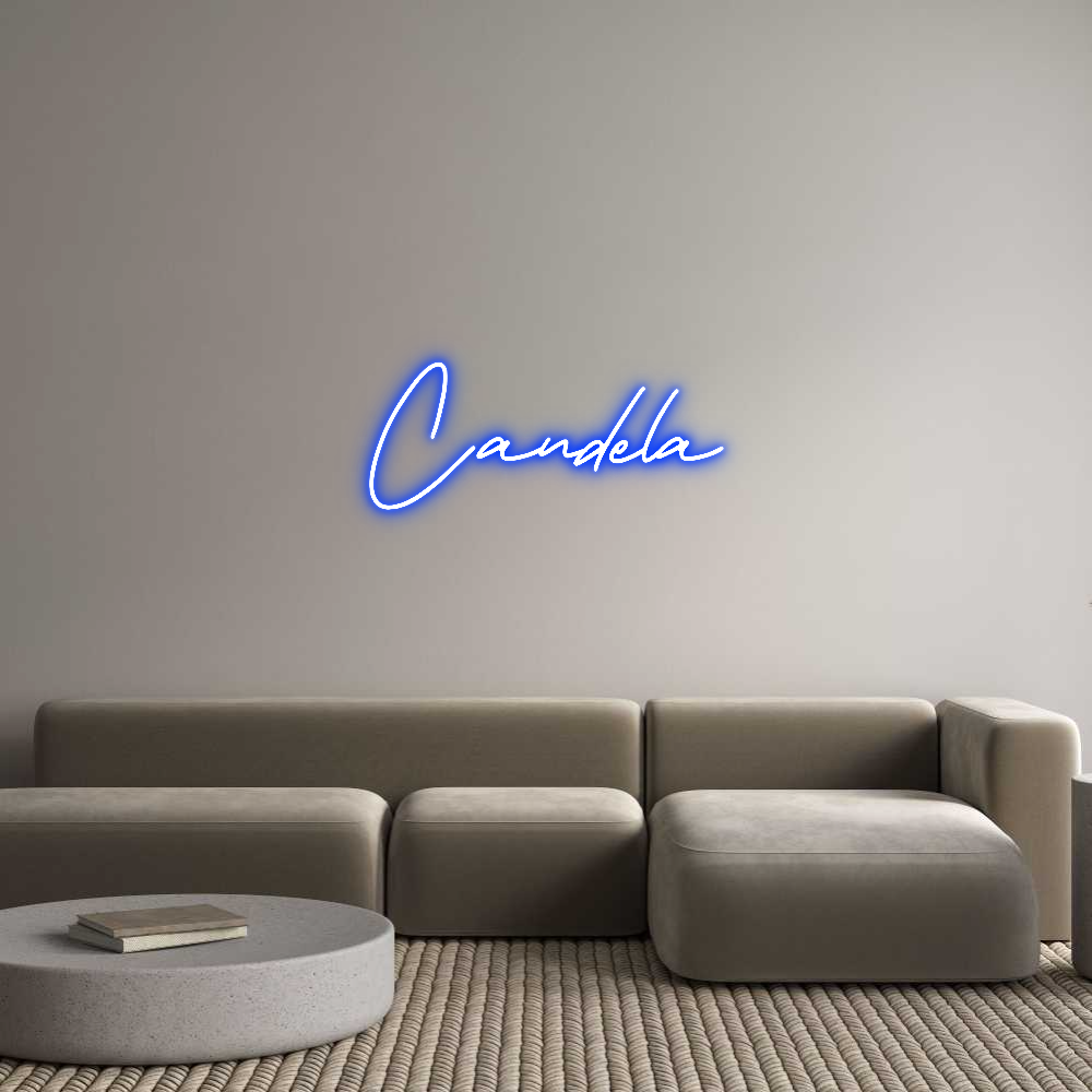 Neon personalizado: Candela