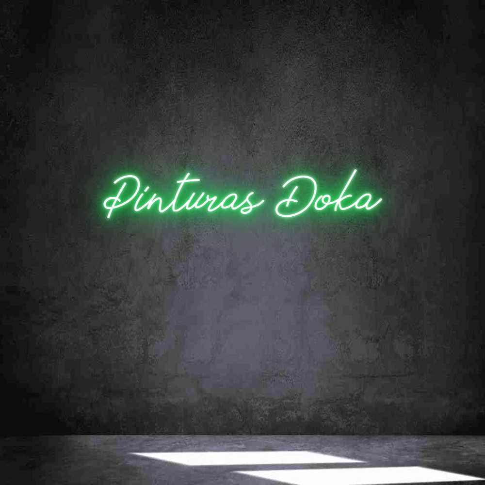 Neon personalizado: Pinturas Doka
